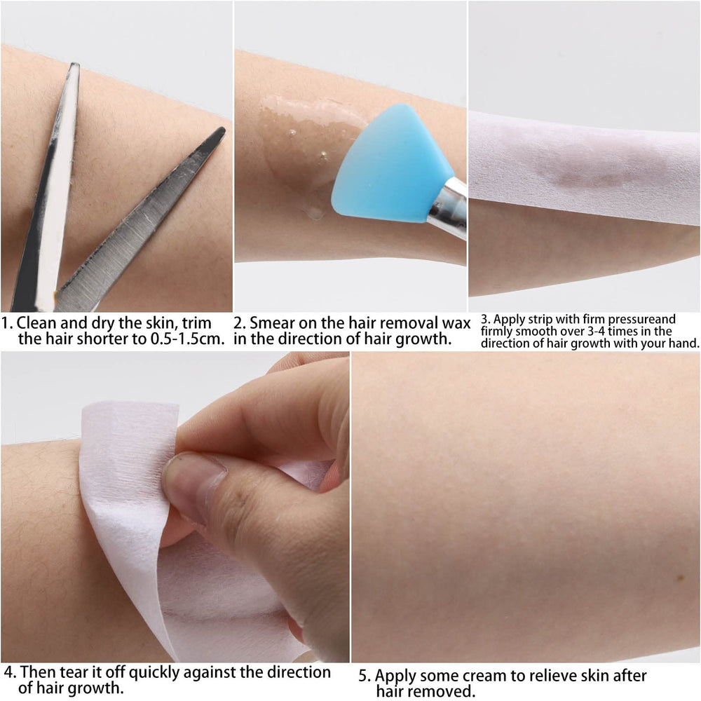 BTYMS wax strips suitable for body and facial waxing
