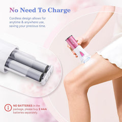 Bubbacare Mini Epilator Bikini Area targets sensitive zones with precision and control.