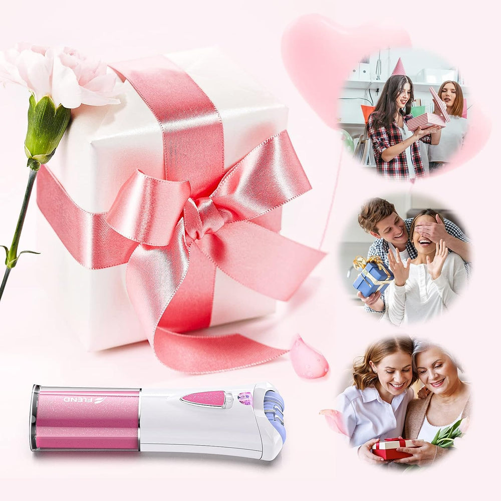 Bubbacare Mini Epilator Portable with storage bag for travel-ready grooming.