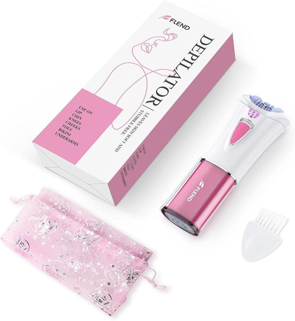 Bubbacare Mini Epilator Washable head simplifies cleaning after use.