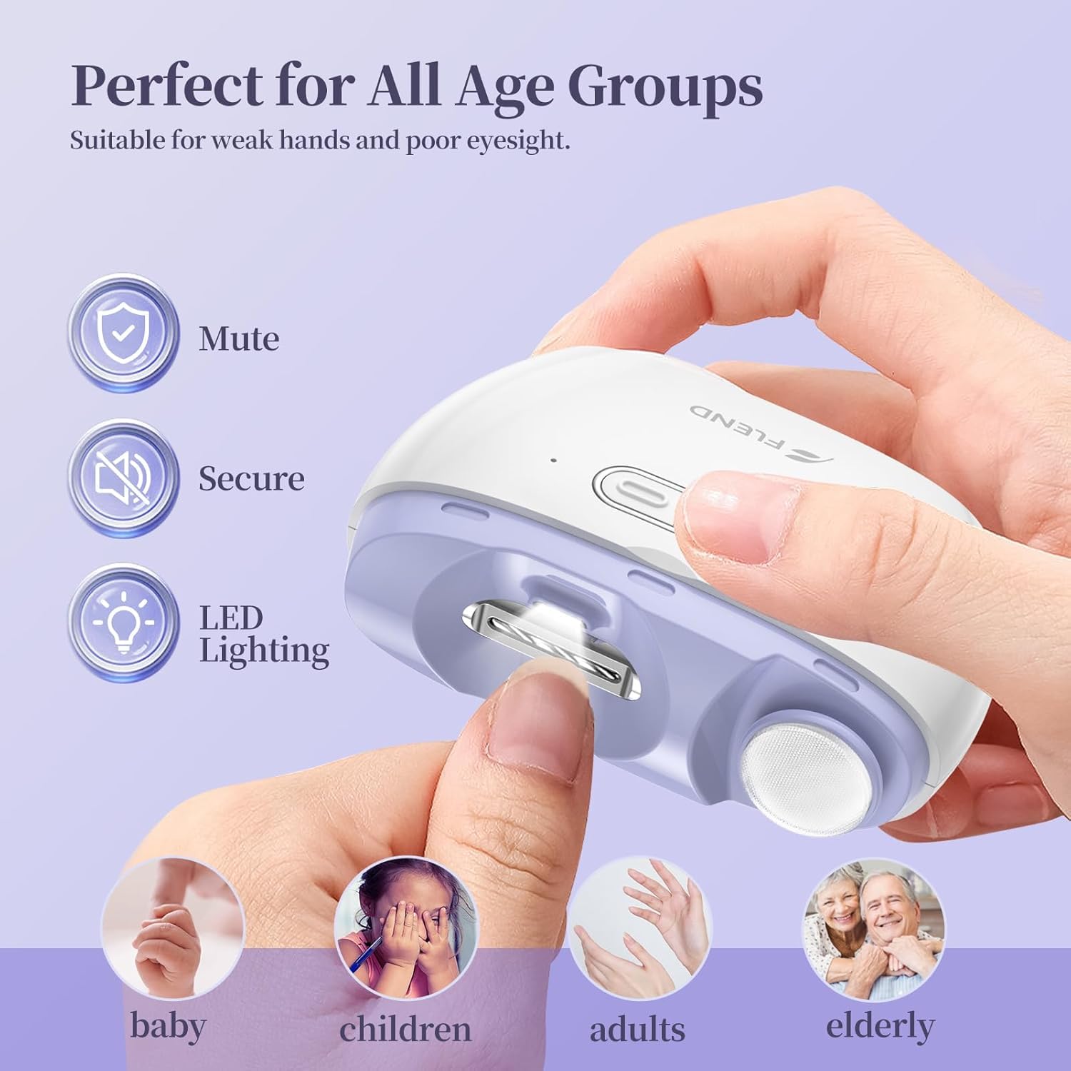 Bubbacare quiet operation proves near-silent trimming for babies