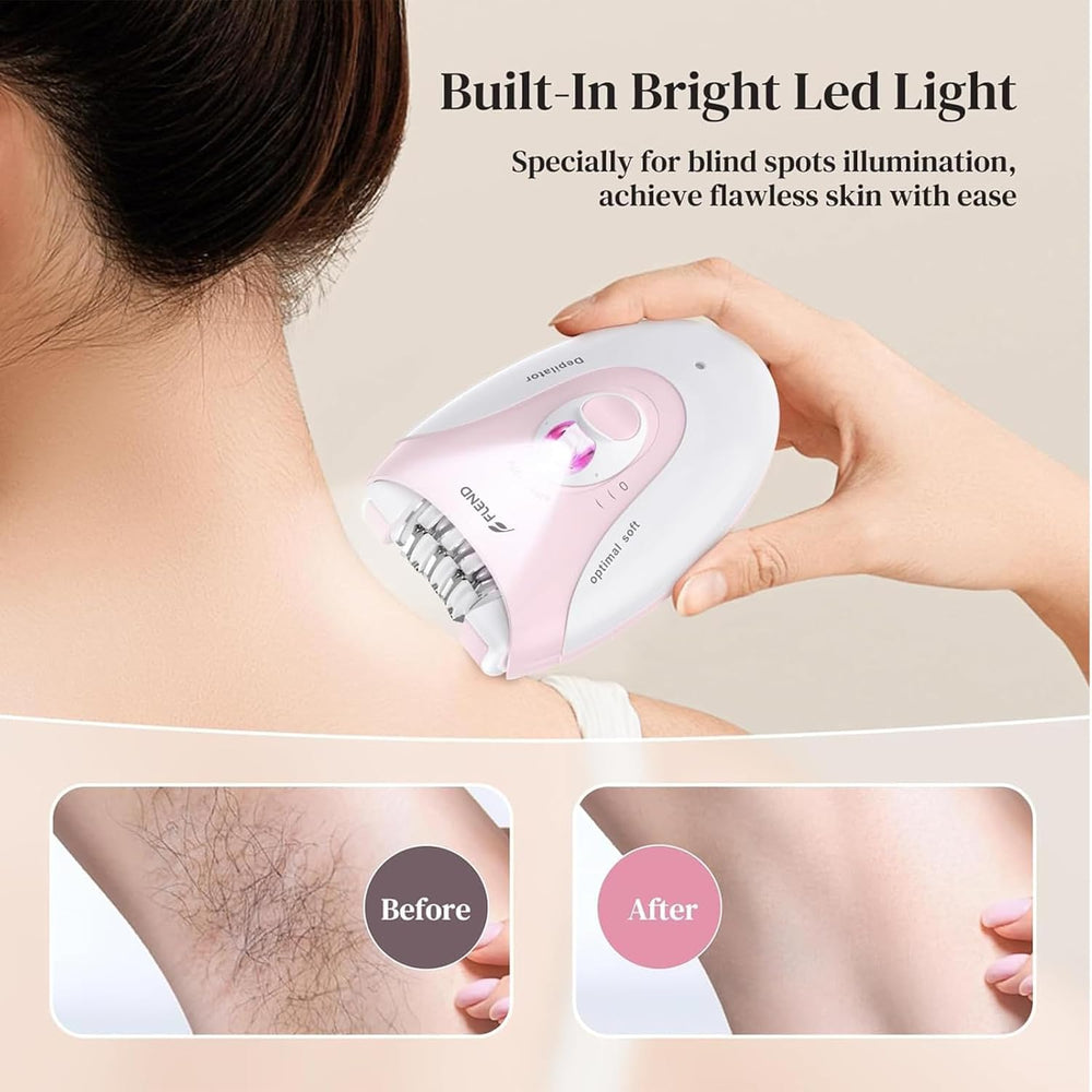 Bubbacare Smooth Glide Epilator cordless with USB charging for travel
