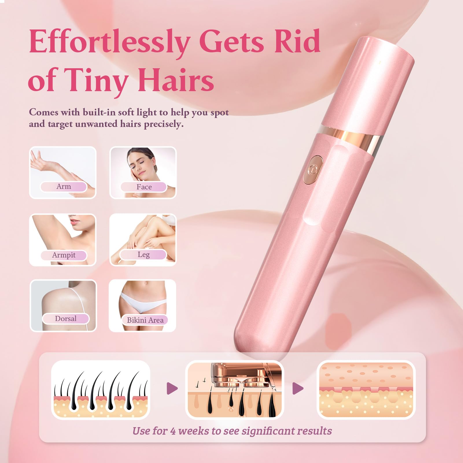 Bubbacare upper lip area use shows gentleness and control.