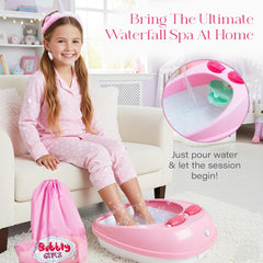 Bubbly Girlz kids spa kit nail spa setup for playful, kid-safe manicures