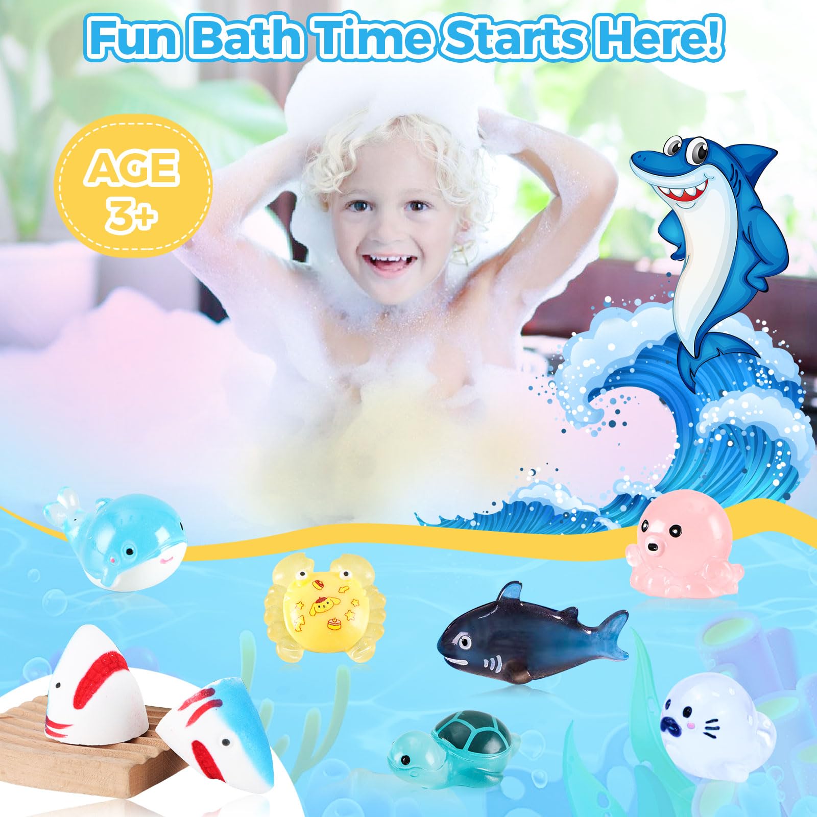 BubFroo bubble fizz fun for kids encourages playful bath routines