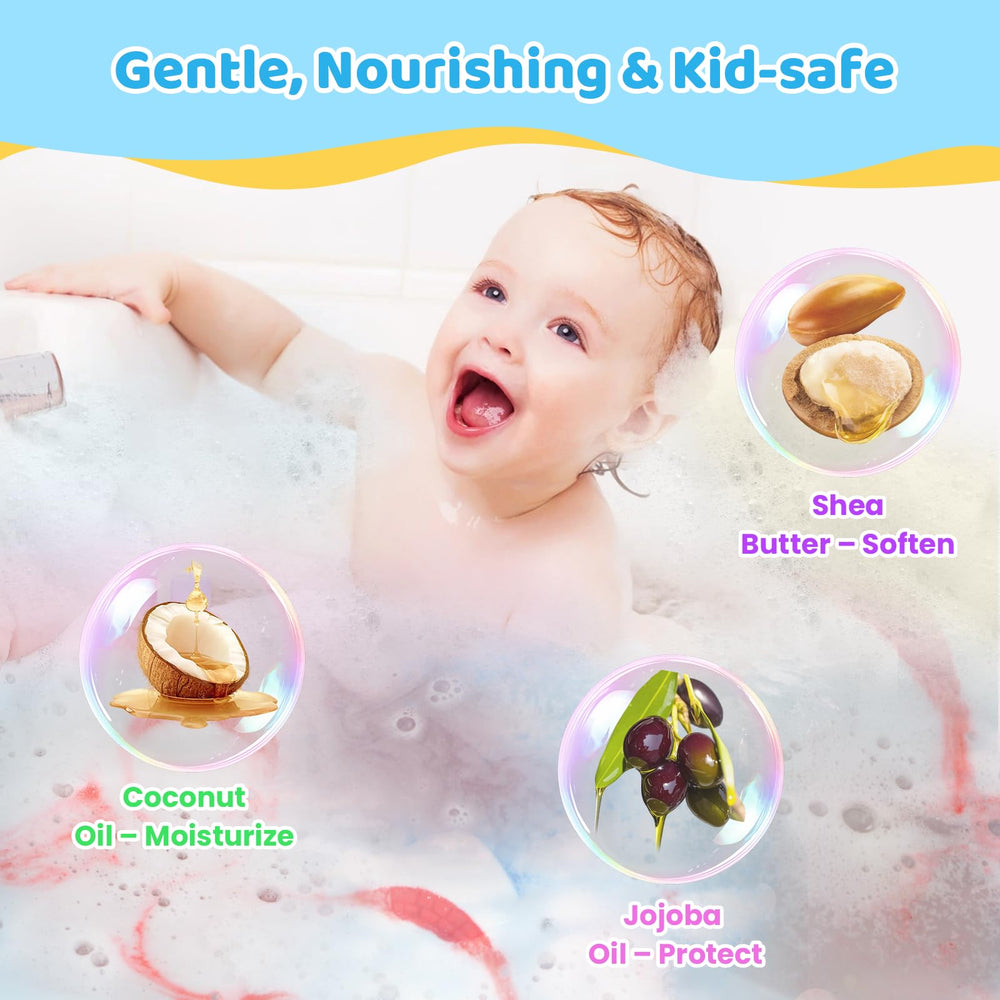 BubFroo kids bath bombs surprise toy inside boosts bath-time play