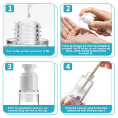 Bubimon airless-jar 10ml bottle ideal for sample sizes and on-the-go care