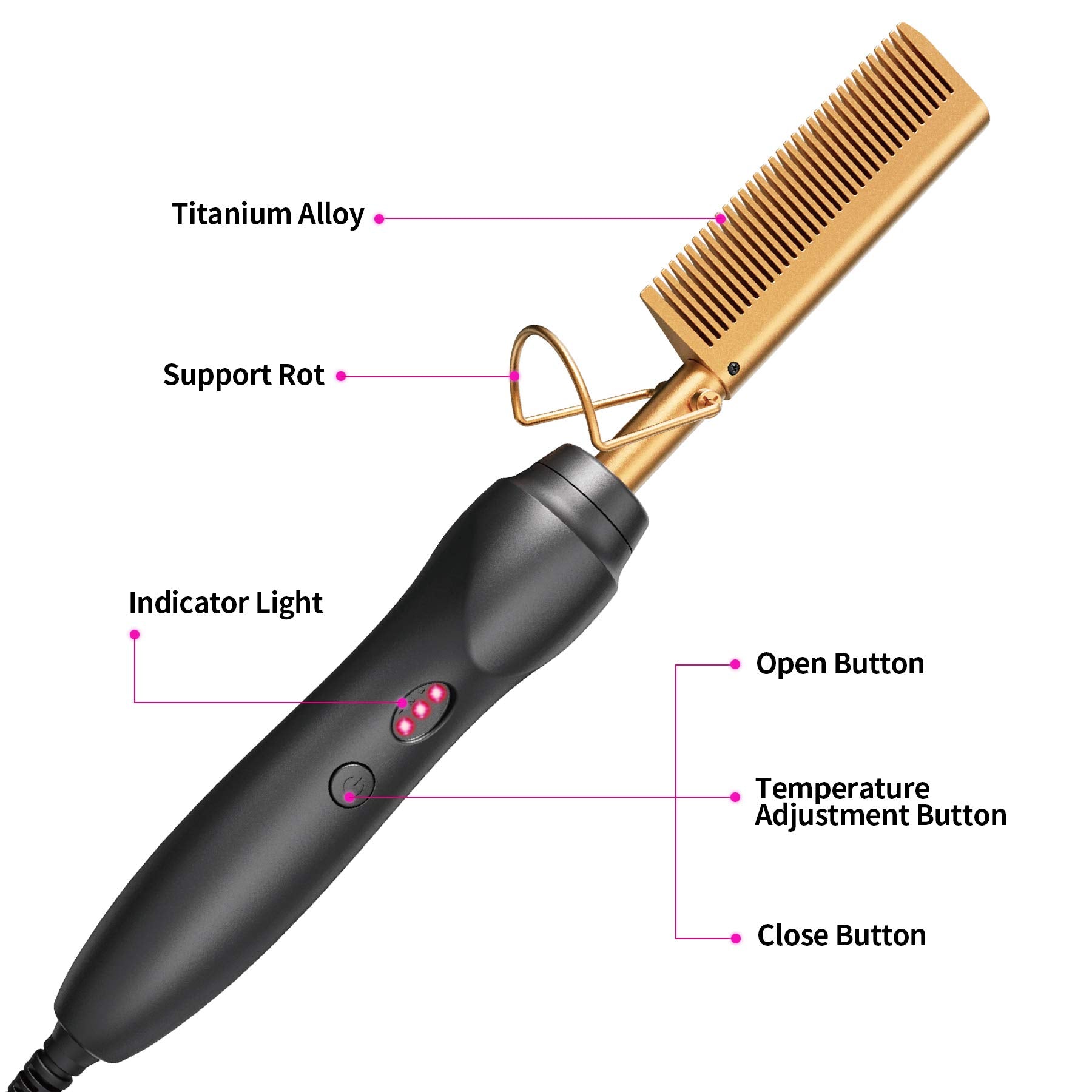 BudiGl hot comb holiday gift packaging idea for beauty lovers.