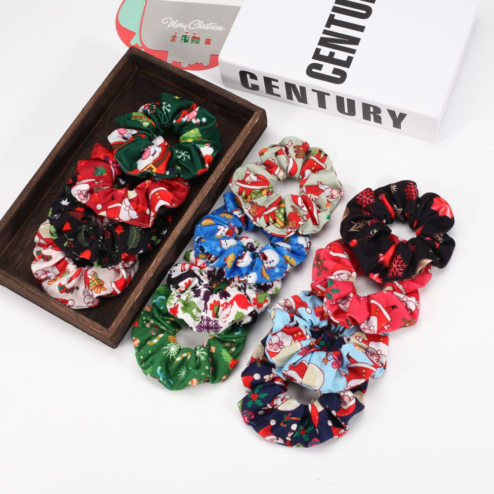 Budsmile antlers-pattern scrunchie adds playful festive detail to any hairstyle