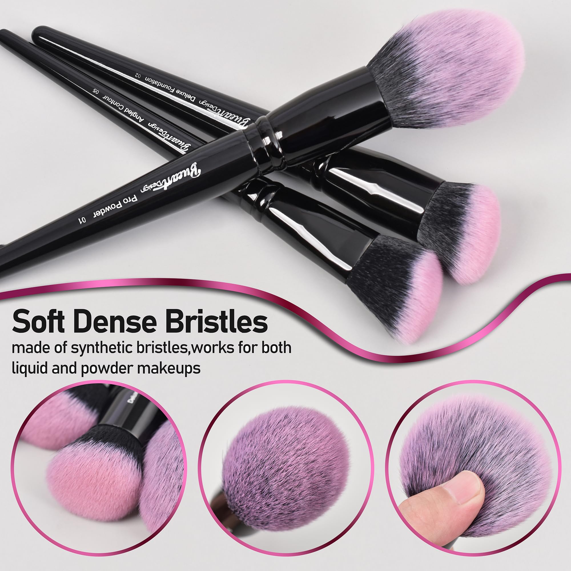 Bueart Design concealer brush targets imperfections with control.