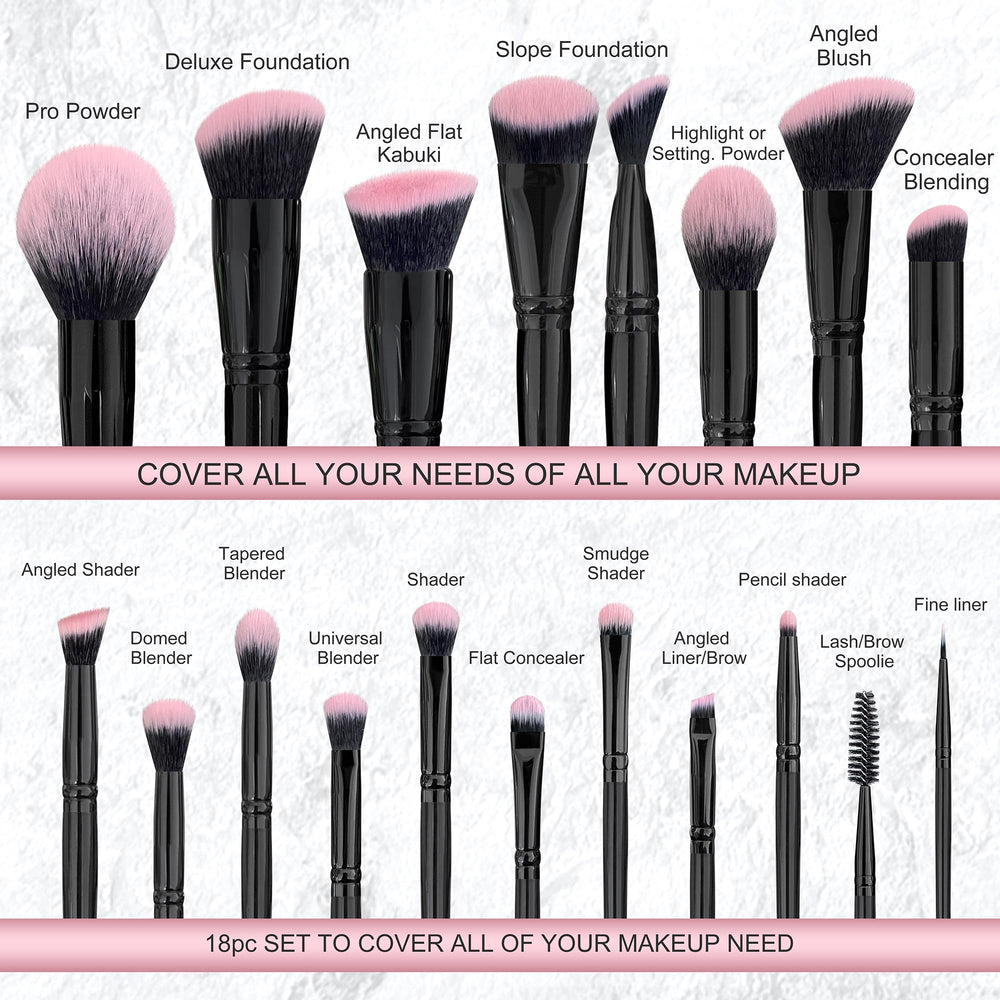 Bueart Design eyeshadow brush blends colors evenly.