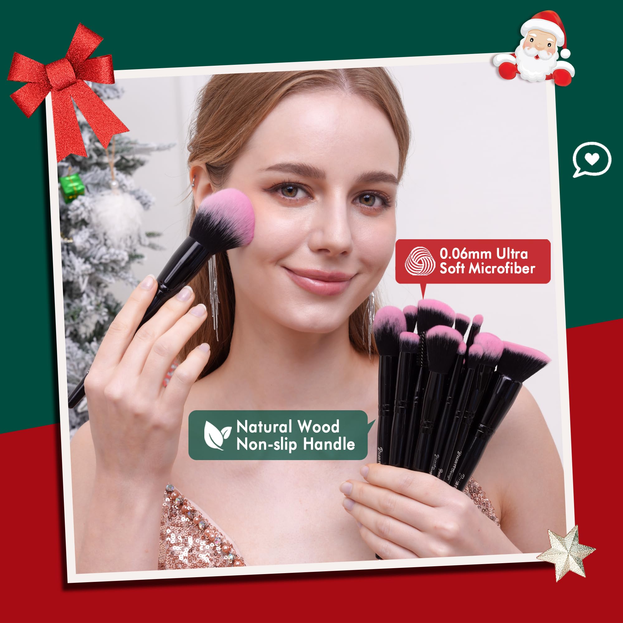 Bueart Design foundation brush ready for smooth liquid coverage.