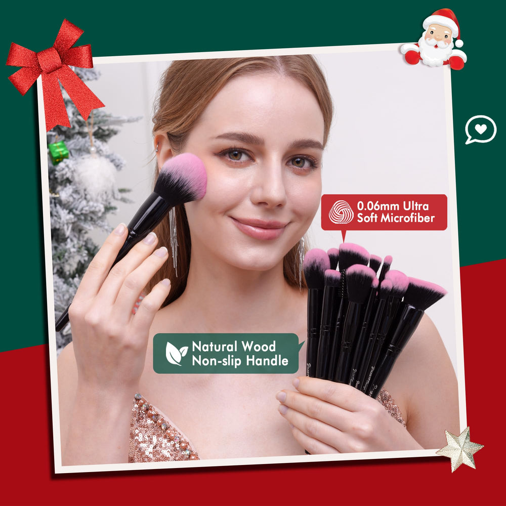 Bueart Design foundation brush ready for smooth liquid coverage.
