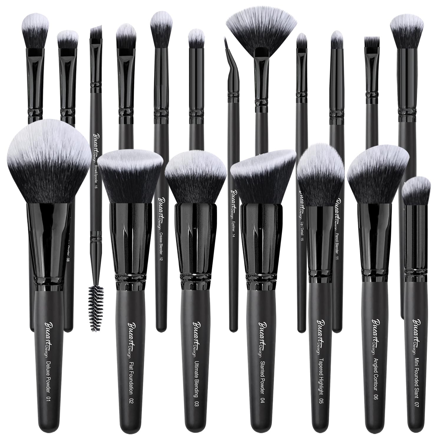Bueart Design 19Pcs ultra-soft powder brush for smooth, even application.