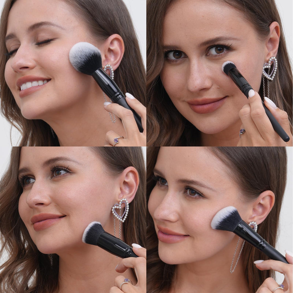 Bueart Design tapered foundation brush for streak-free foundation.