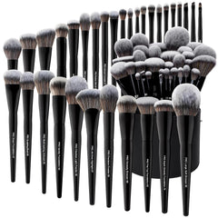 Bueart Design 32Pcs brushes with extra-large holder for organized display and quick access