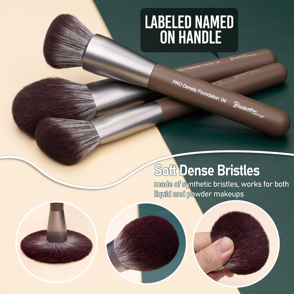 Bueart Design durable brush heads maintain dense bristle alignment.