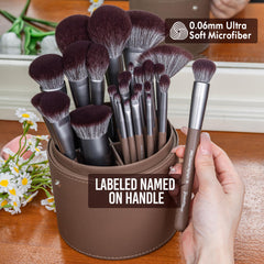 Bueart Design handcrafted ferrules ensure durable, wobble-free brush joints.