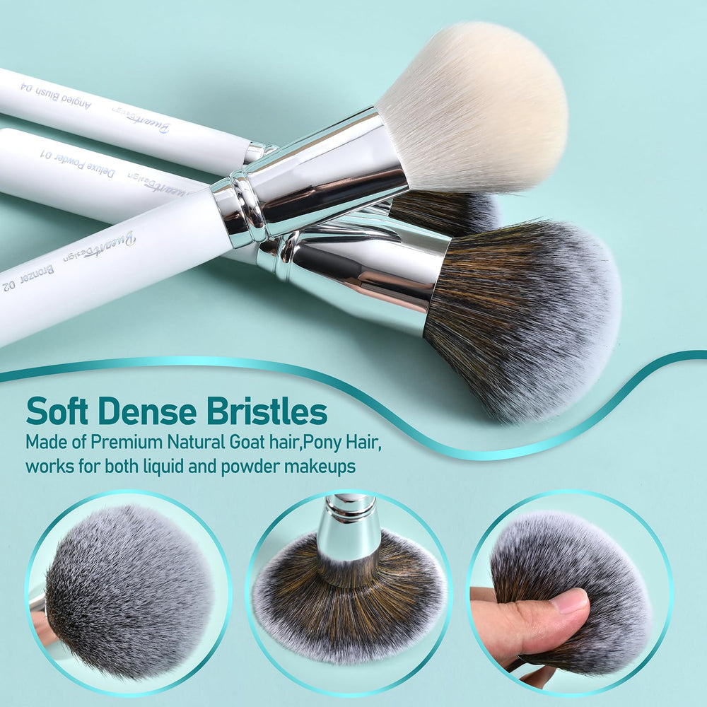 Bueart Design precise shader brush for clean, accurate eyeshadow blending.