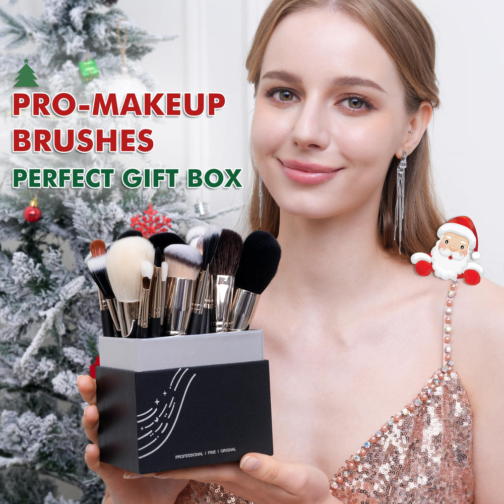 Bueart Design real natural goat hair brush collection for flawless application