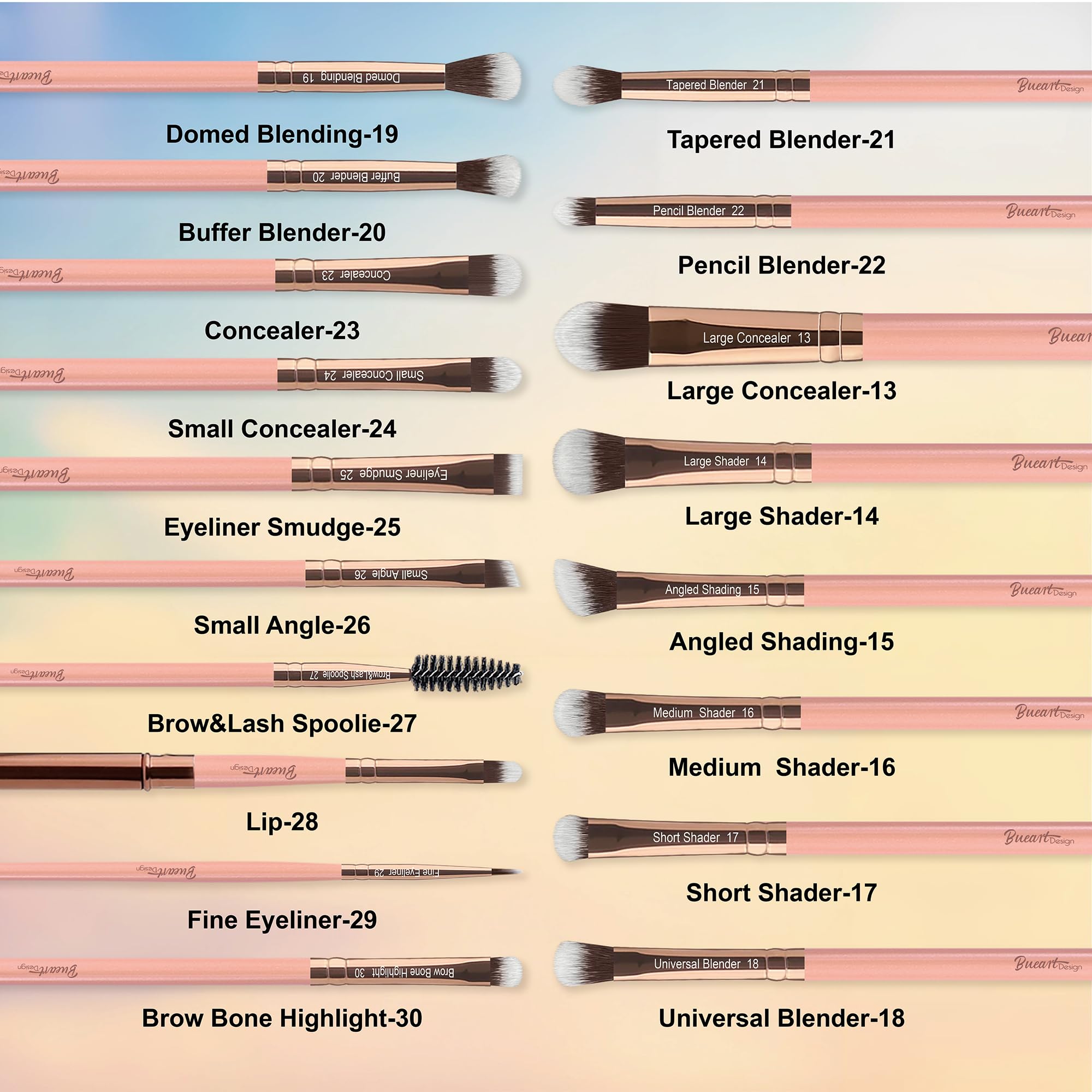 Bueart Design universal blender and shader brush for even makeup