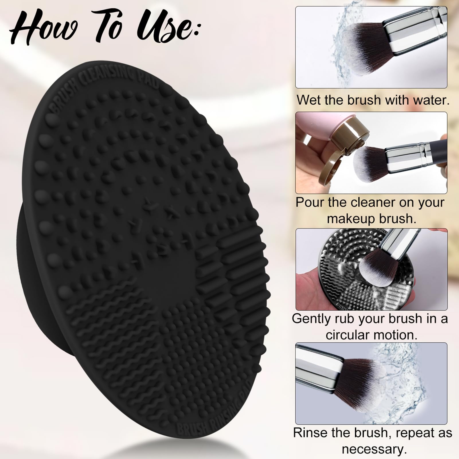 Bueart Pro micro-fine sponge offers seamless blending and gentle application