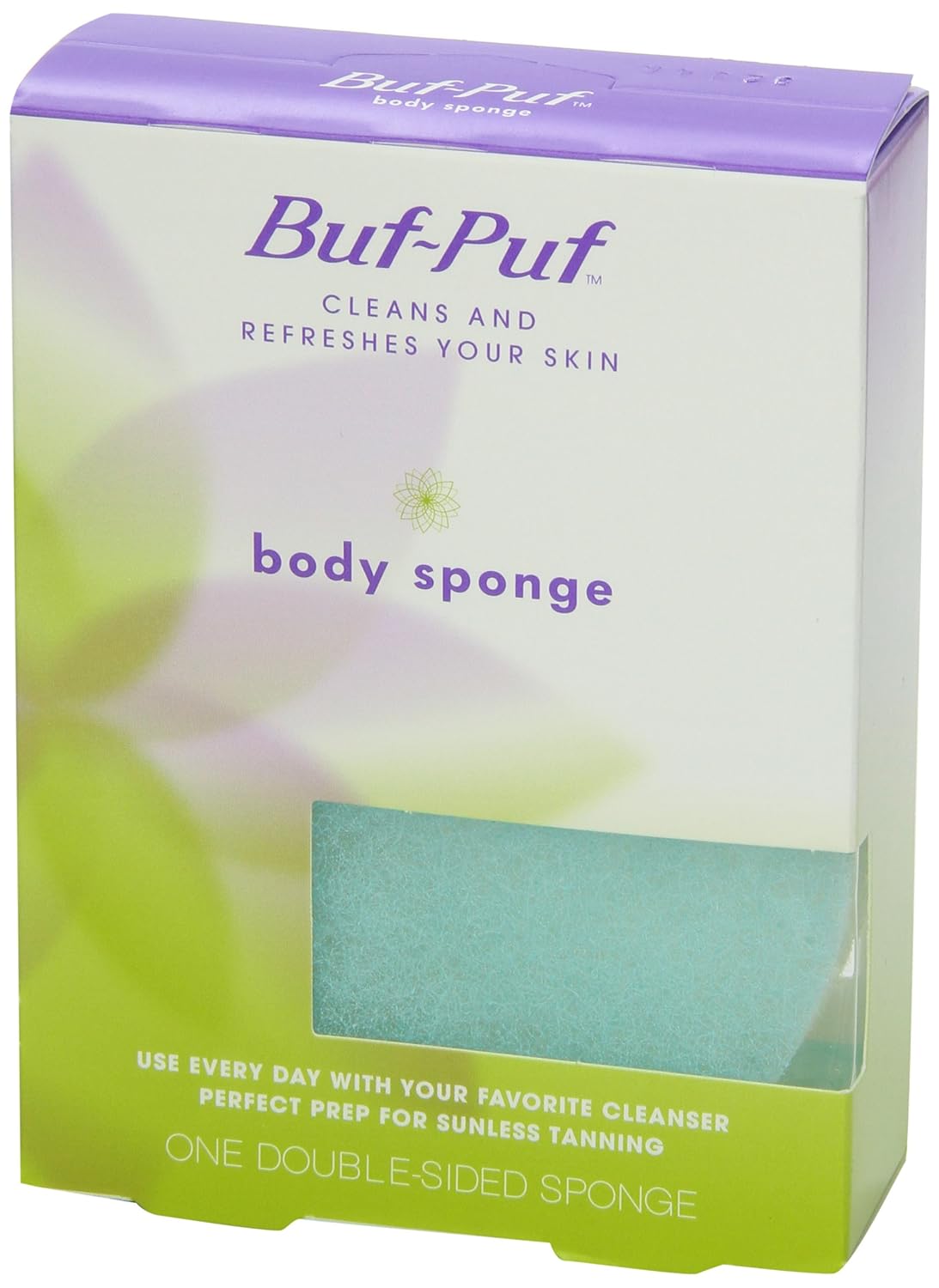 Buf-Puf Body Sponge reusable 6-count pack for ongoing cleansing.