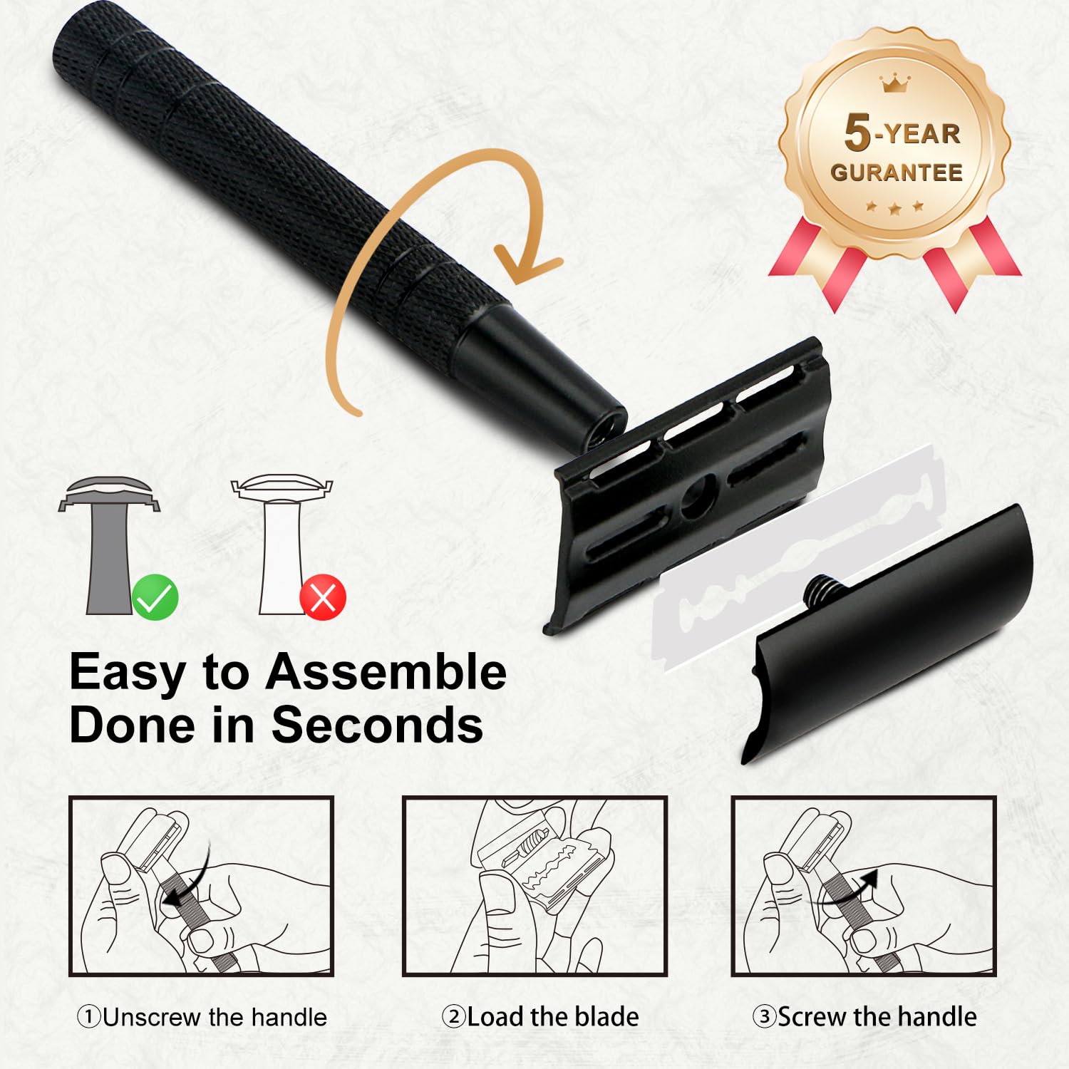 BULIMICA platinum-coated blades and disposal pouch support safe recycling.
