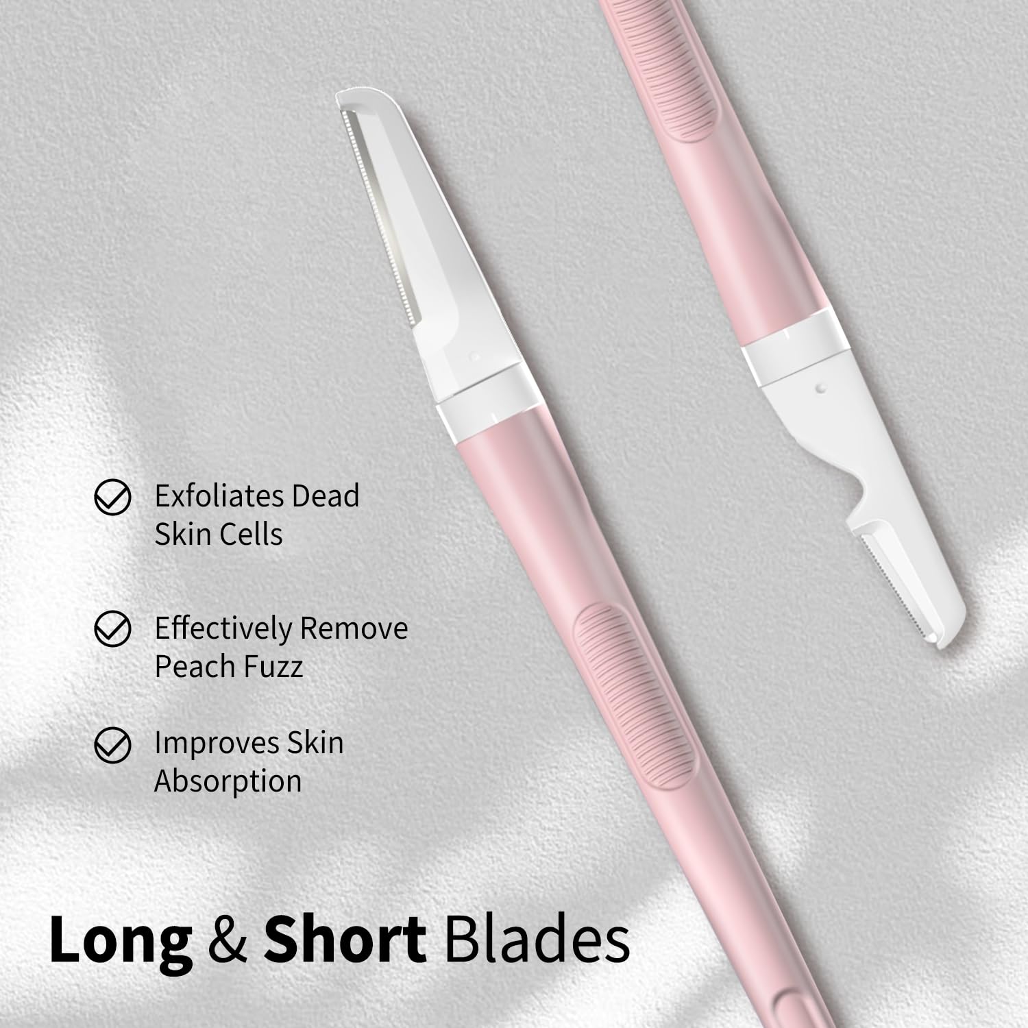 Bulimica Dermaplane near brow shaping area for precise eyebrow grooming.