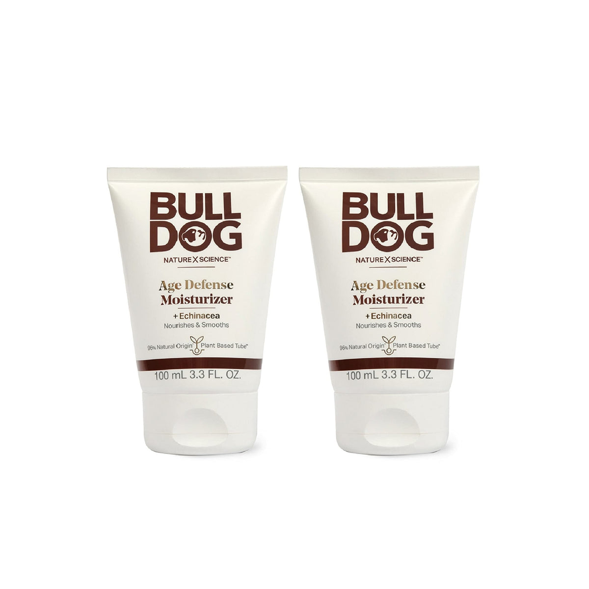 BULLDOG Age Defense Moisturizer bottle front for daily hydration and resilience