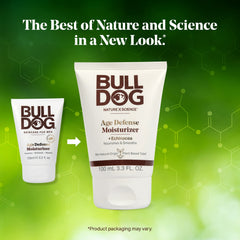 BULLDOG Age Defense Moisturizer ingredients rosemary and echinacea provide antioxidant support