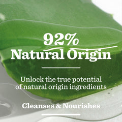 Bulldog aloe vera moisture swatch highlighting natural origin formula