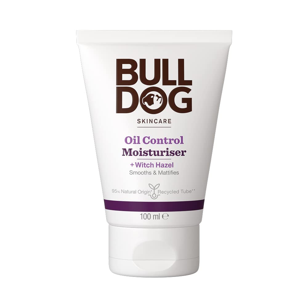 BULLDOG Oil Control Moisturizer 100ml tube front for oily skin balance