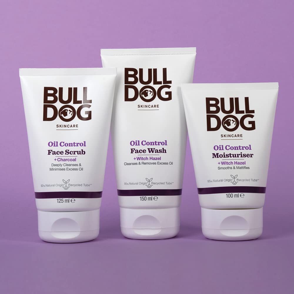 BULLDOG clinical-proof graphic illustrating oil control over 28 days