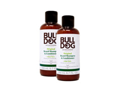 Bulldog Original beard shampoo bottle for easy cleansing and conditioning