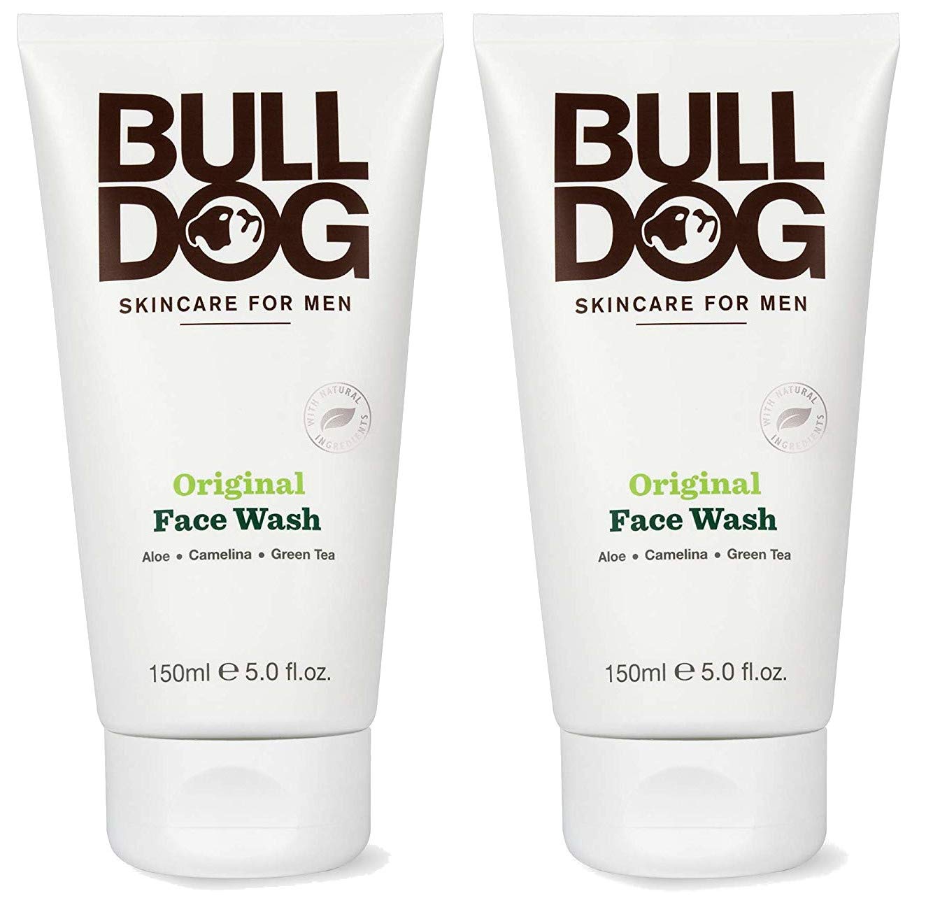 Bulldog Original Face Wash bottle front for daily cleansing routine