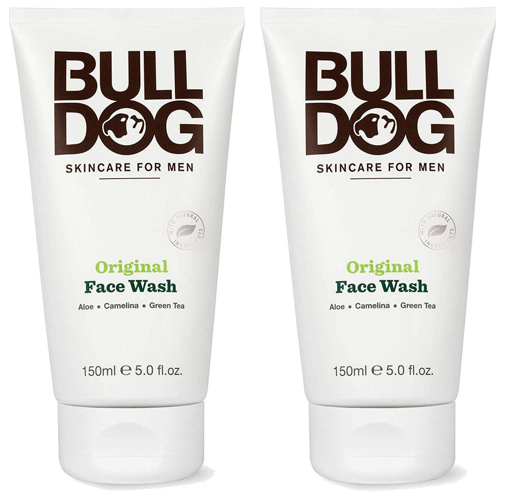 Bulldog Original Face Wash bottle front for daily cleansing routine