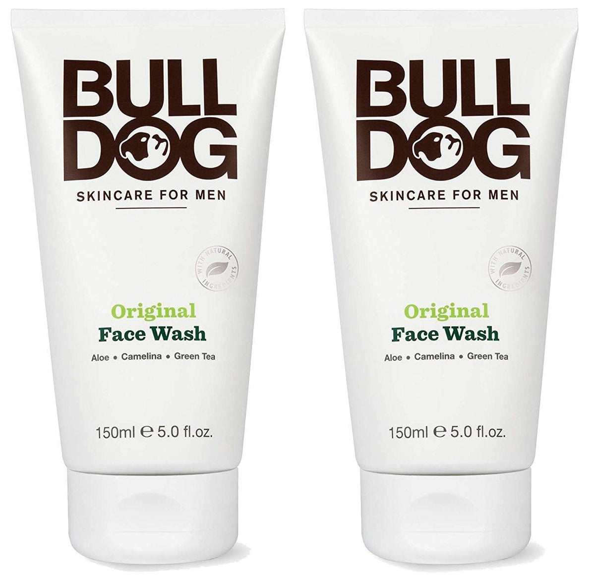 Bulldog Original Face Wash bottle front for daily cleansing routine