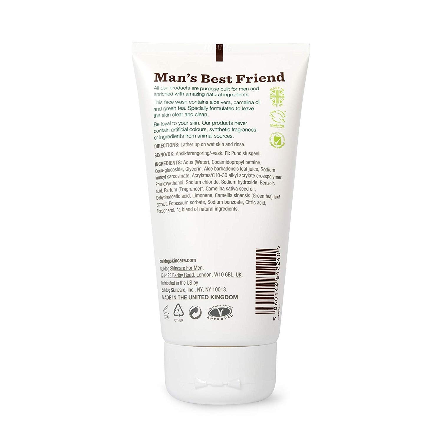 Foam closeup displays rich lather for gentle cleansing