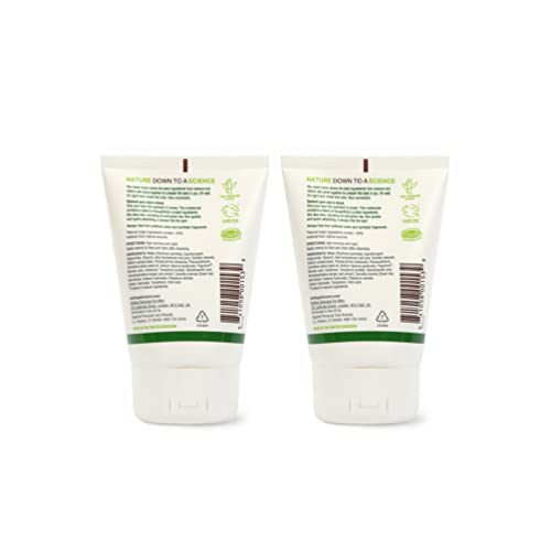 Bulldog Original Facial Moisturizer ingredients label highlights aloe vera and green tea nourishment