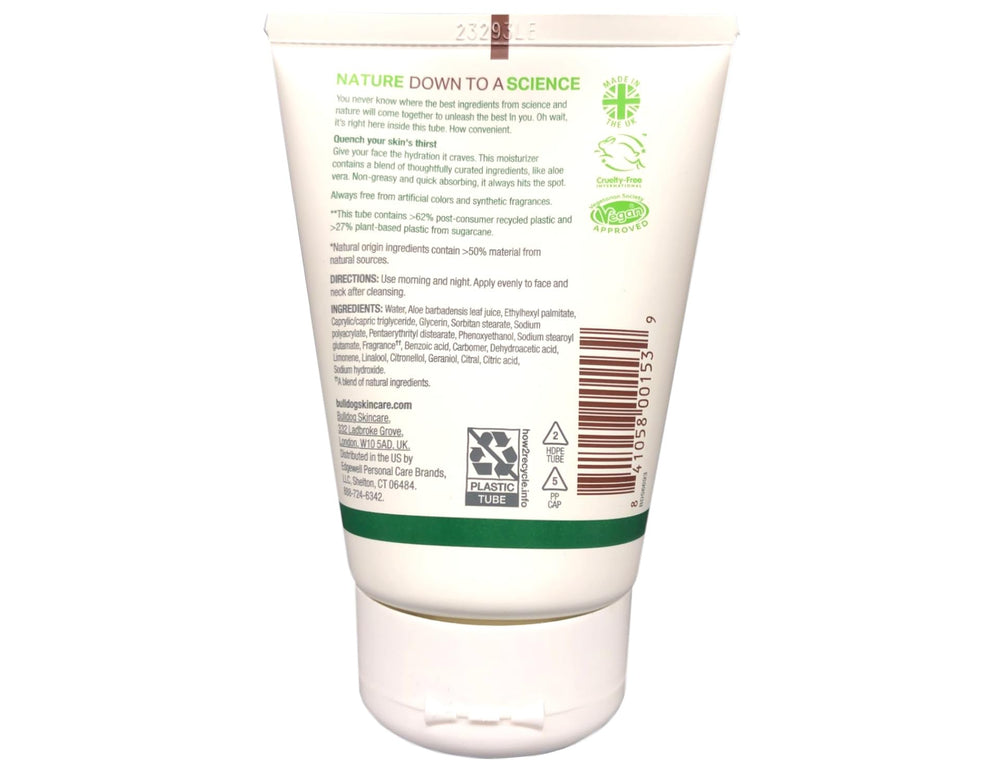 Bulldog Original Moisturizer on skin during daily routine, fast-absorbing hydration.