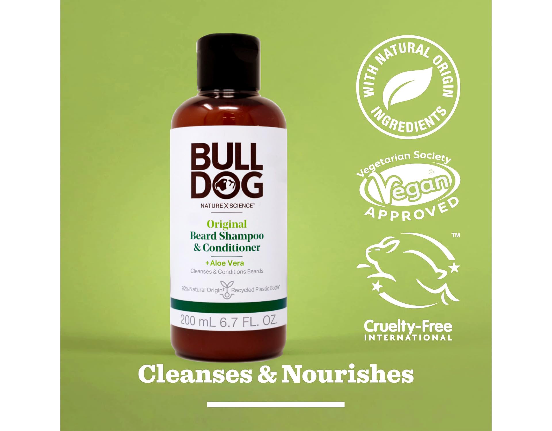 Bulldog Original two-bottle packaging for convenient grooming kit