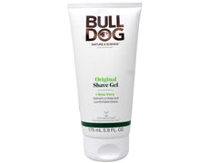 Bulldog Original Shave Gel being applied to skin for glide.