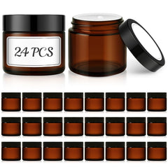 Bumobum amber glass jar 60ml protects contents from light for fresher results.