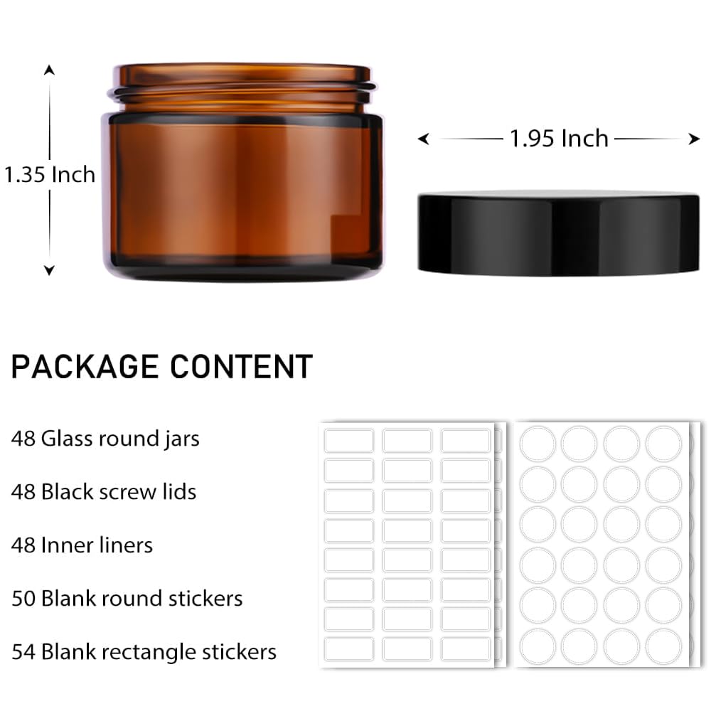 Bumobum travel-size amber jar suitable for on-the-go skincare.