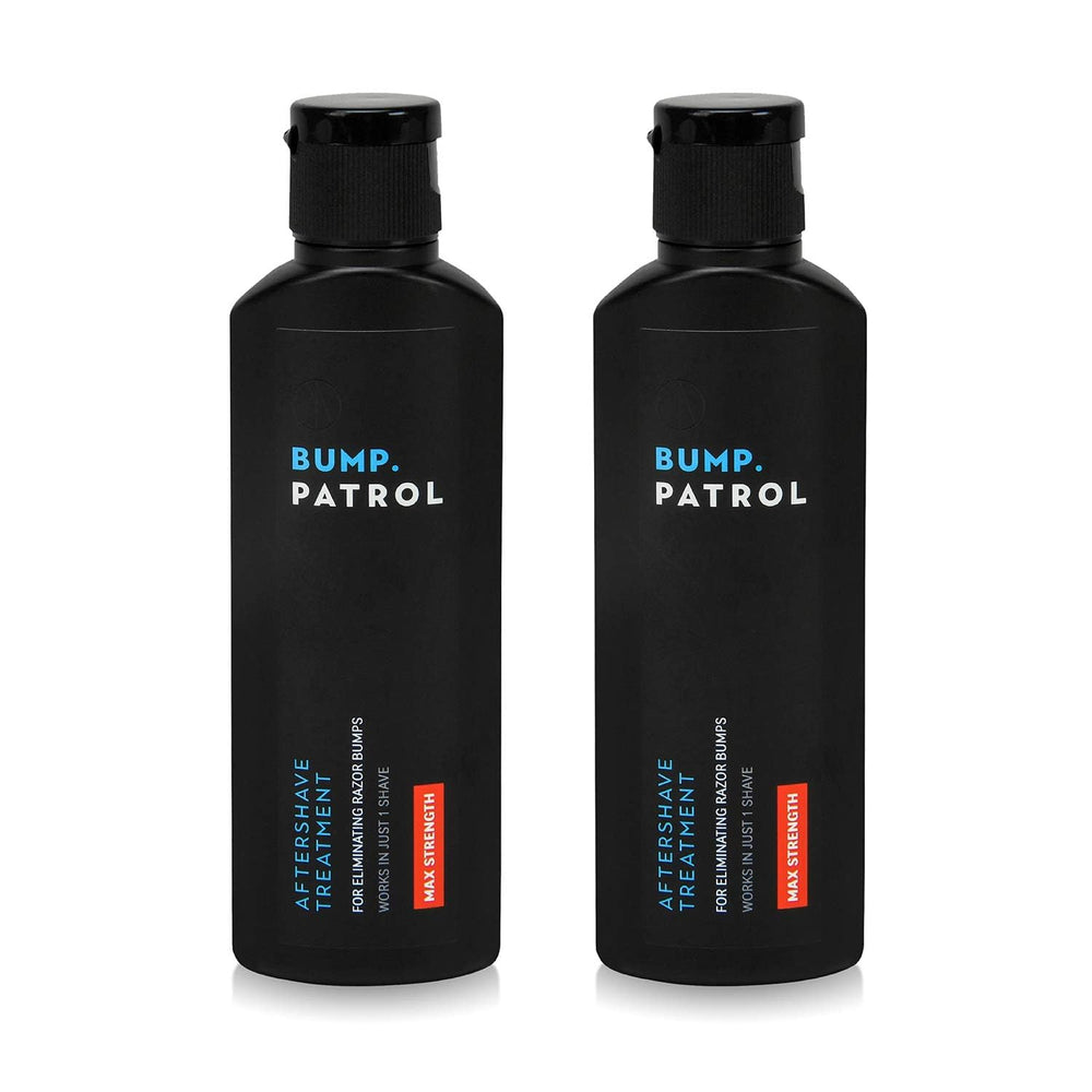 Bump Patrol application-shot highlights simple, even coverage across shaved areas.