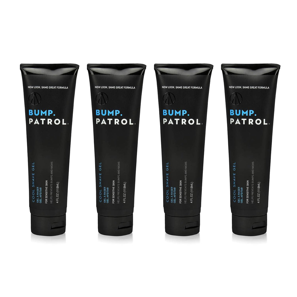 Bump Patrol clear gel application enables precise, drag-free shaving for sensitive skin