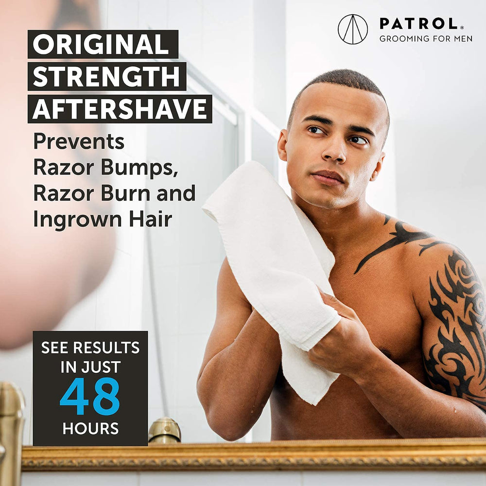 Bump Patrol underarm application illustrating full-body use.