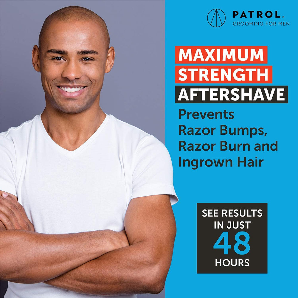Bump Patrol woman-underarm-application demonstrates aftershave use for female shaving areas.