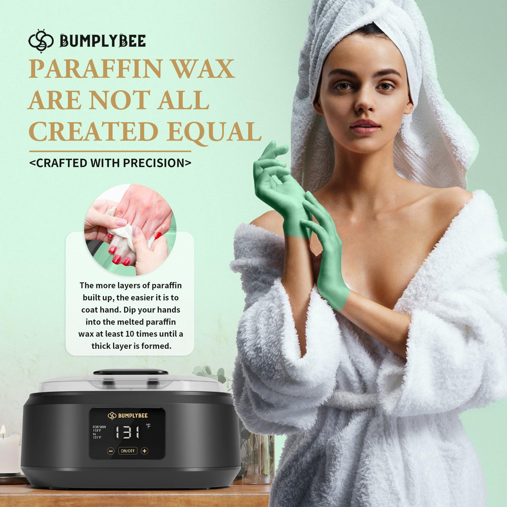 BUMPLYBEE foot paraffin bath delivers silky-smooth skin after use.